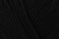 Ella Rae Cashmereno Sport Baby Knitting Yarn / Wool 50g - Melanite Black 01